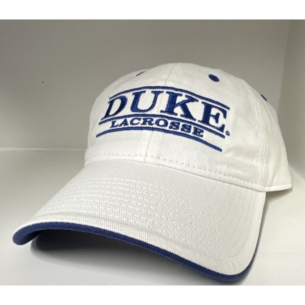 Duke Blue‎ Devils Lacrosse Men's Cap White/Blue Adjustable One Size